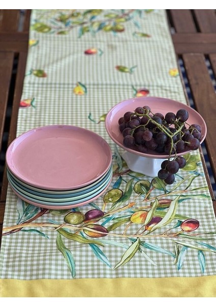 Rengarenk Soft Pudra Pembe Ayaklı Meyvelik Sunum Kasesi Kek Standı Çap 21CM Yükseklik 10 cm modelleri