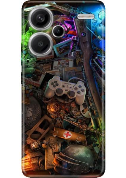 Xiaomi Redmi Note 13 Pro Plus 5g Kılıf Desenli Baskılı Tpu Rubber Kapak Gamer-Zone