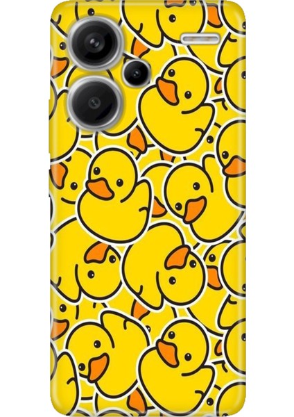 Xiaomi Redmi Note 13 Pro Plus 5g Kılıf Desenli Baskılı Tpu Rubber Kapak Civcivler