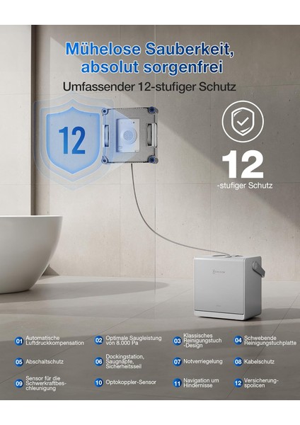 Wınbot W2S Omnı Cam Temizleme Robotu | “son Sürüm , Truedge™ Kenar Temizleme Teknolojisi” fırsatları