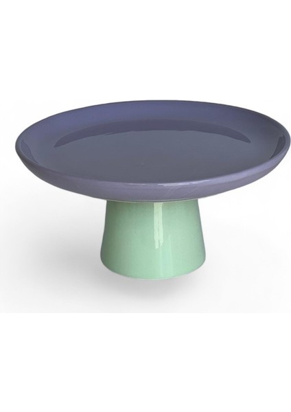 Rengarenk Soft Mor Mint Yeşili Ayaklı Meyvelik Sunum Kasesi Kek Standı fiyatları