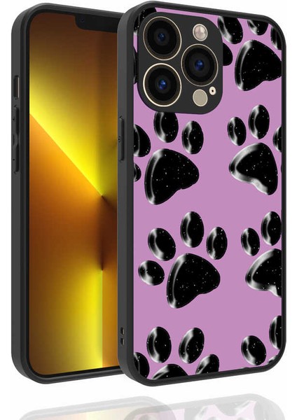 iPhone 13 Pro Max Uyumlu Desenli Kamera Korumalı Parlak Vlmt Nora Kapak-No3