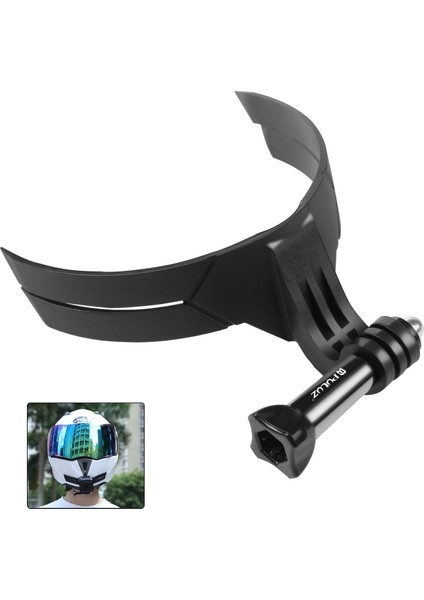 Puluz Motosiklet Kask Çene Telefon ve Aksiyon Kamera Tutucu