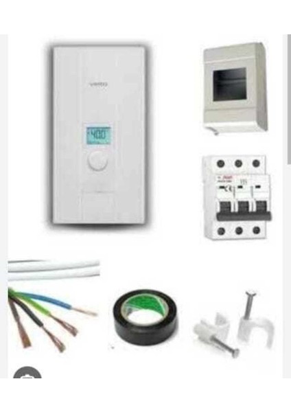 Blue S Elektrikli Ani Su Isıtıcı 24 Kw - 3 Faz+9Mt Kablolu Takım Set