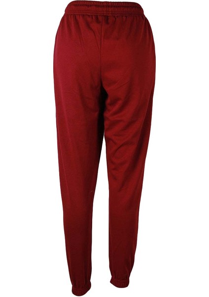 Modal Paça Lastikli Bordo Kadın Eşofman Altı 2022 modelleri