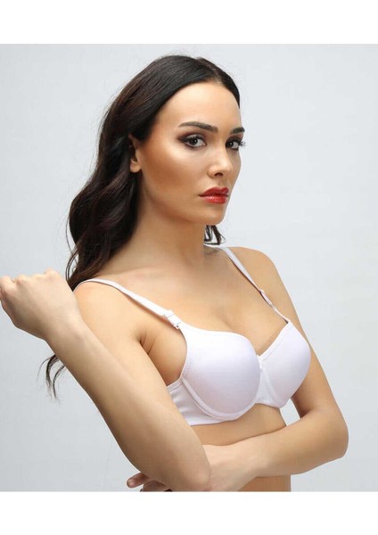 Silikonlu Desteksiz Telli Düz Boş Sütyen Gri modelleri