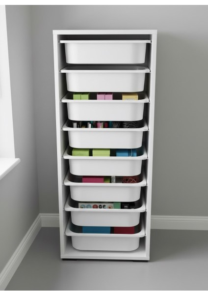 Cara 8 Sepetli Çok Amaçlı Ofis Dolabı Beyaz fiyatları