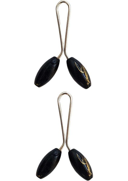 2 Adet Tesettür Eşarp ve Şal Klipsi Siyah