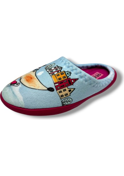 14531-26 Happy Winter Termal Kız Çocuk Ev Terlik 30-35