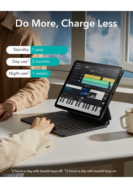 iPad Air 13" (2024) Rebound Manyetik Serisi Klavyeli Kılıf indirimleri