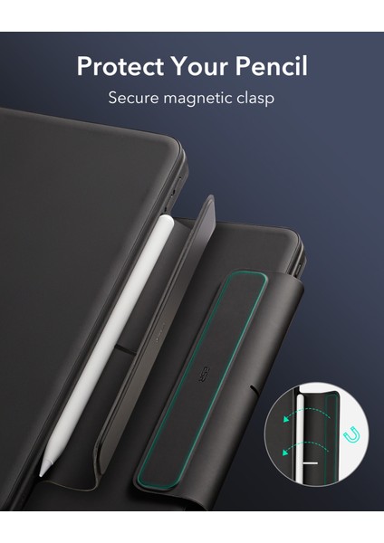 iPad Air 13" (2024) Rebound Manyetik Serisi Klavyeli Kılıf