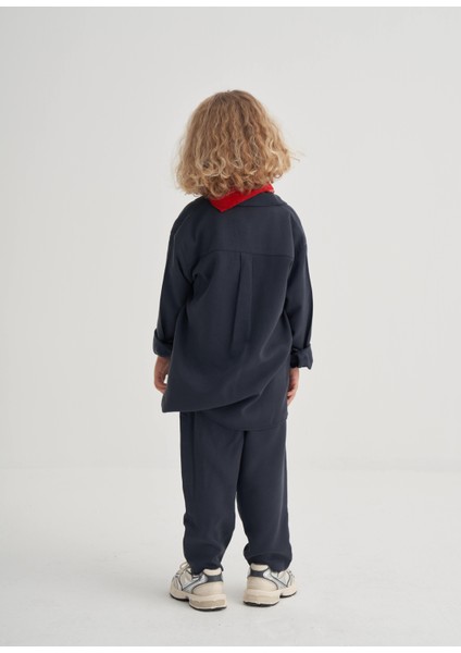 Gömlekli Tencel Takım 2-7 Yaş Lacivert fiyatları