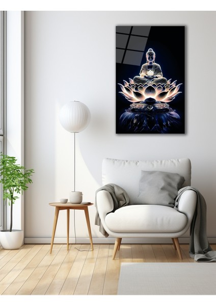 Fırtına Gözünde Korsan Gemisi Cam Tablo