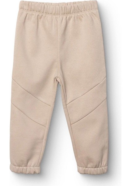 Erkek Bebek Eşofman Alt Şardonlu Iki Iplik Lastikli Paça