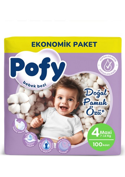 Maxi 4 Numara Bebek Bezi 100 Ad