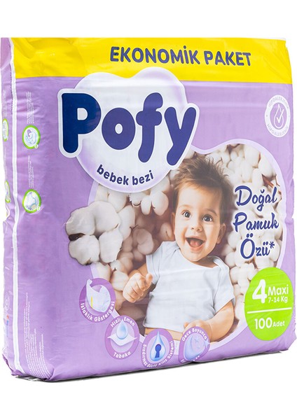 Maxi 4 Numara Bebek Bezi 100 Ad modelleri