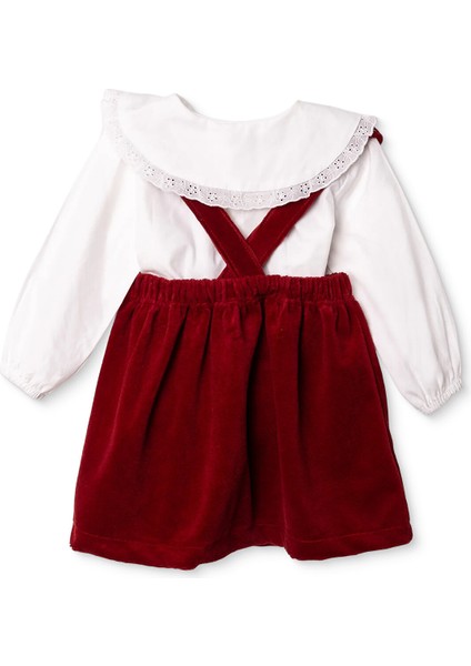 Kız Bebek Chic Kadife Bluz-Etek Bebe Yaka Uzun Kol fiyatları