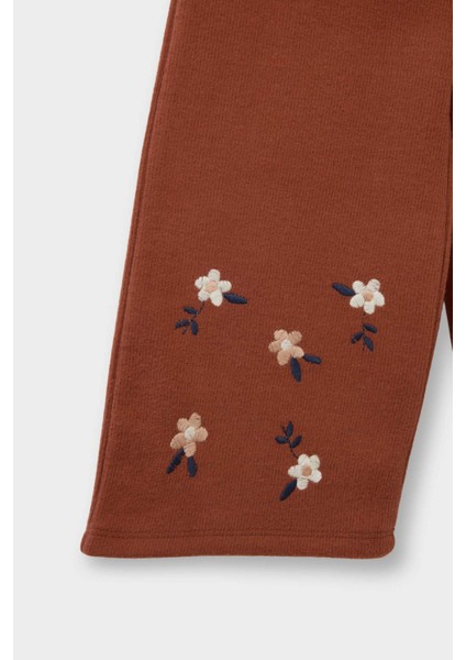 Kız Bebek Wide Leg Beli Lastikli Çiçekli Pantolon G6842A525CW fiyatları