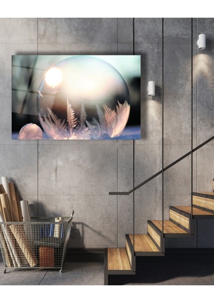 Gotik Meleğin Hüznü Cam Tablo modelleri