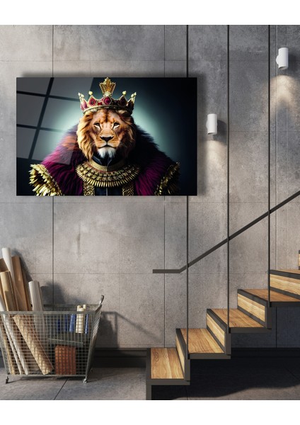 Kral Aslan Cam Tablo fırsatları