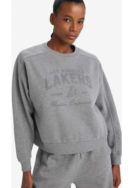 NBA Los Angeles Lakers Bisiklet Yaka Sweatshirt F8216AX25WN modelleri