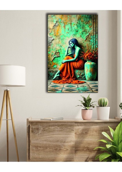 Pop Art Rengarenk Kadın Cam Tablo fırsatları