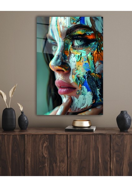 Rengarenk Baykuş Cam Tablo fiyatları