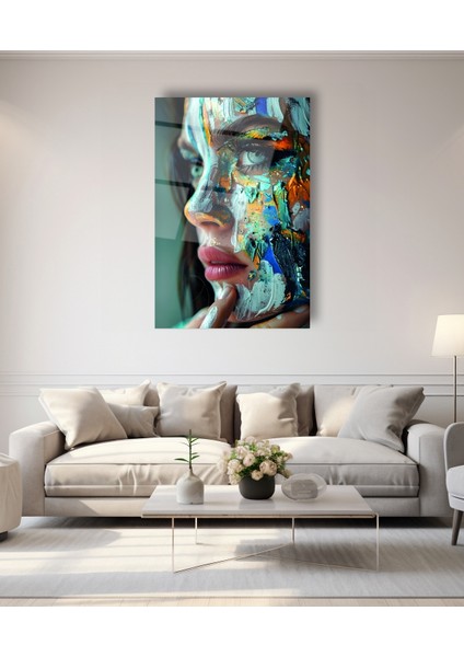 Rengarenk Baykuş Cam Tablo modelleri