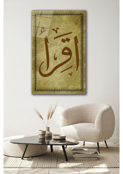 Ikra Çerçeve Görünümlü Cam Tablo