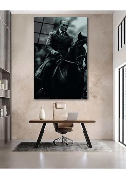 Allah (C.c) Yazısı Silver Hat Sanatı Cam Tablo