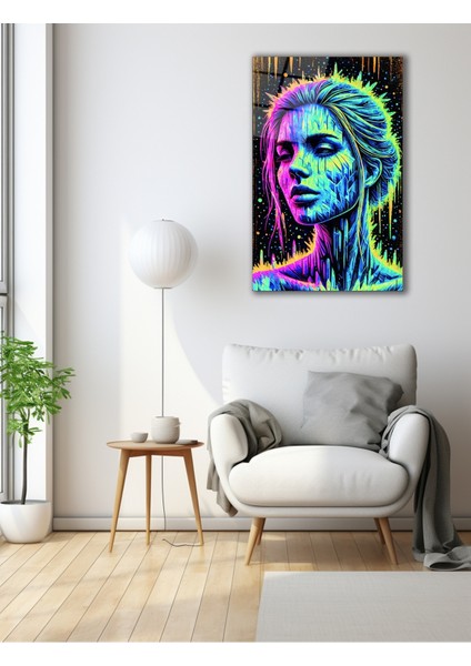 Rengarenk Ahşap Cam Tablo fiyatları