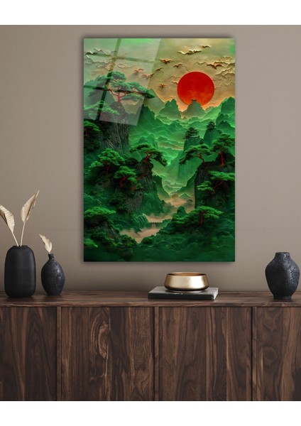 Bonsai Ağaçları Cam Tablo indirimleri