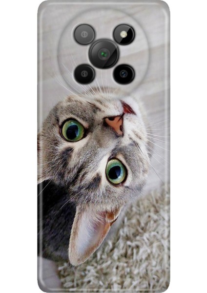 General Mobile Phoneix 5g Kılıf Desenli Baskılı Tpu Rubber Kapak Evdeki Kedi