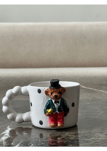Boncuk Kulp Mr. Teddy 160ML Fincan Mug