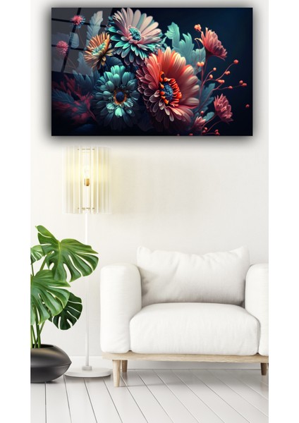 Rengarenk Kadın Nü Sanatı Cam Tablo fiyatları