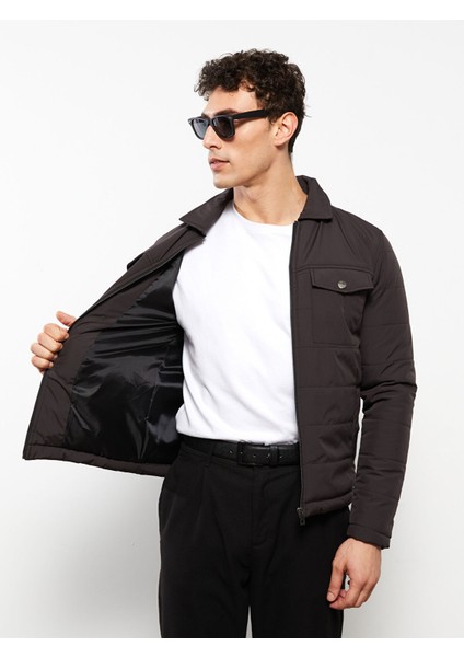 Yeni Sezon Standart Kalıp Gömlek Yaka Erkek Şişme Mont fiyatları