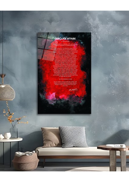 Gençliğe Hitabe Cam Tablo indirimleri