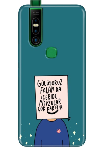 Infinix S5 Pro Kılıf Desenli Baskılı Tpu Rubber Kapak Gülüyoruz