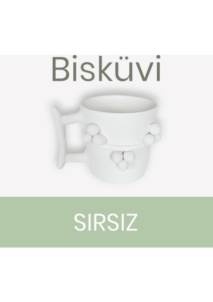 Seramik Bisküvi Kokina B Mug Kupa Fincan