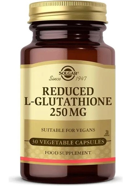 Reduced L-Glutathione 250 Mg 30 Kapsül