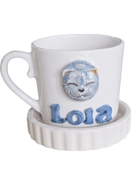 Patilerle Sıcacık Anlar - Scottish Fold Figürlü Kupa