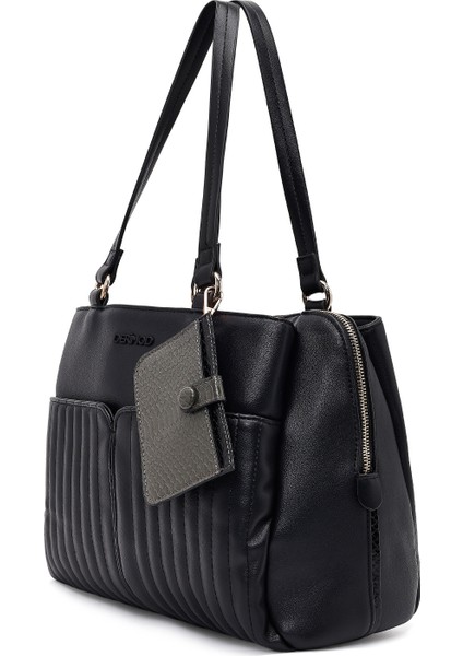 Kadın Siyah Uzun Askılı Omuz Çantası 25ABD251318 indirimleri