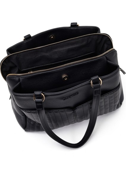 Kadın Siyah Uzun Askılı Omuz Çantası 25ABD251318