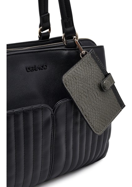 Kadın Siyah Uzun Askılı Omuz Çantası 25ABD251318