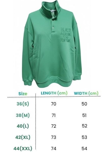 Unisex Regular Çift Iplik Yumuşak Dokulu Düğmeli Sweatshirt fırsatları