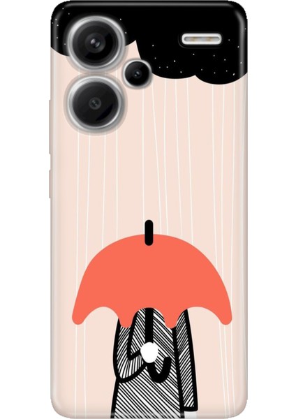 Xiaomi Redmi Note 13 Pro Plus 5g Kılıf Desenli Baskılı Tpu Rubber Kapak Yağmur