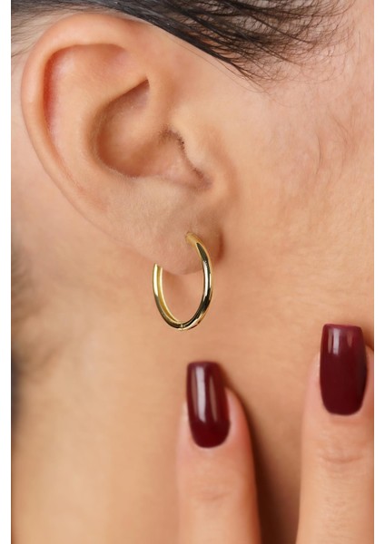 14 Ayar Altın Yuvarlak Halka Küpe fiyatları