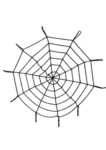 1,50 Metre Siyah Dev Örümcek Ağı Dekoru
