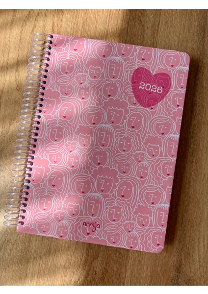 2026 Ajanda A5 Boyut Desenli