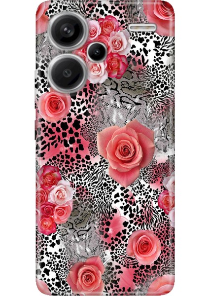 Xiaomi Redmi Note 13 Pro Plus 5g Kılıf Desenli Baskılı Tpu Rubber Kapak Flower Design